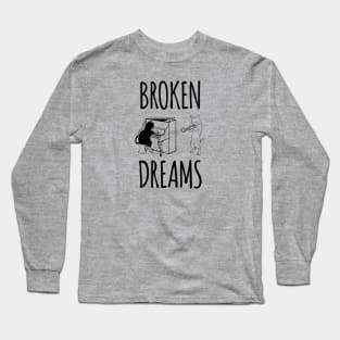 Broken dreams band disillusioned cat and dog Long Sleeve T-Shirt